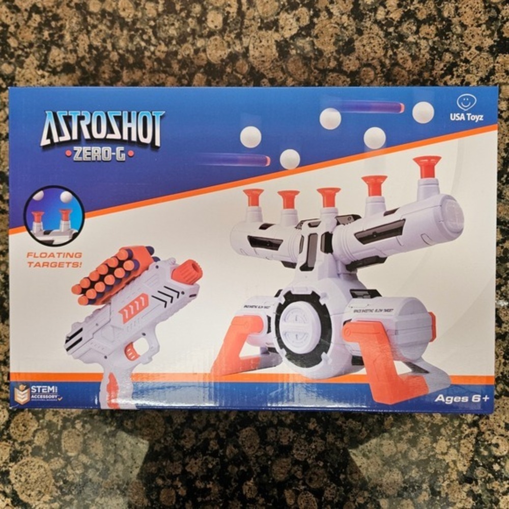 USA Toyz Astroshot Zero-G Galactic Shooting Gallery Game Nerf Style Dart Gun Set - Picture 2 of 9